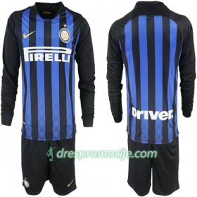 Inter Milan Dres Dječji Domaći 2018/19 Dugim Rukavima